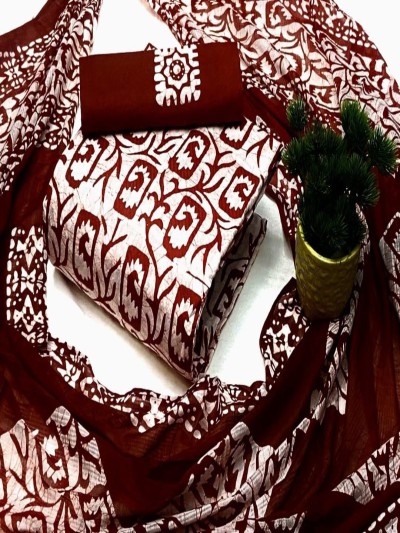 Premium Quality Mom Batik Unstitched Three Pieces New Design