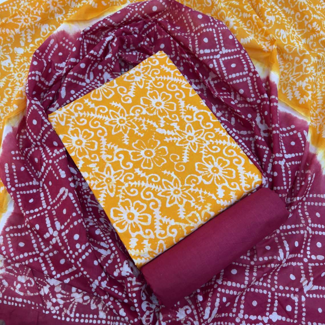 Premium Quality Mom Batik Unstitched Three Pieces New Design