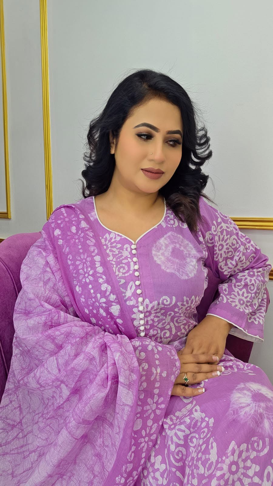 Unstitched Three Piece (Kameez, Salwar, Dupatta)